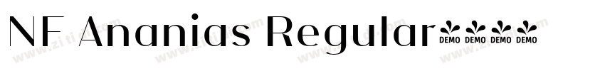 NF Ananias Regular字体转换
